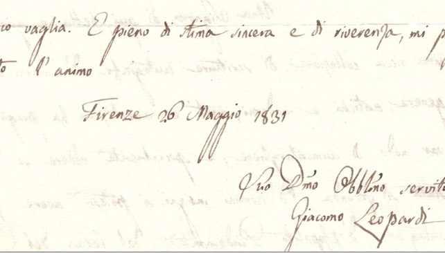 Lettere da Giacomo Leopardi