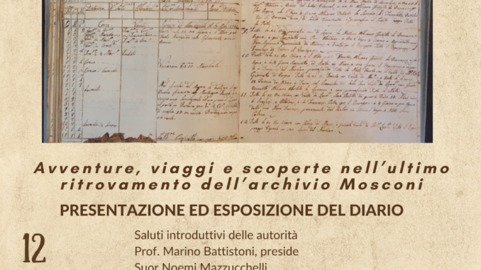 evento di presentazione del diario di bordo